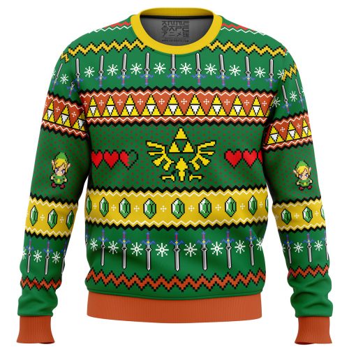 Get Festive with The Legend of Zelda Ugly Christmas Sweater - Limited Edition
