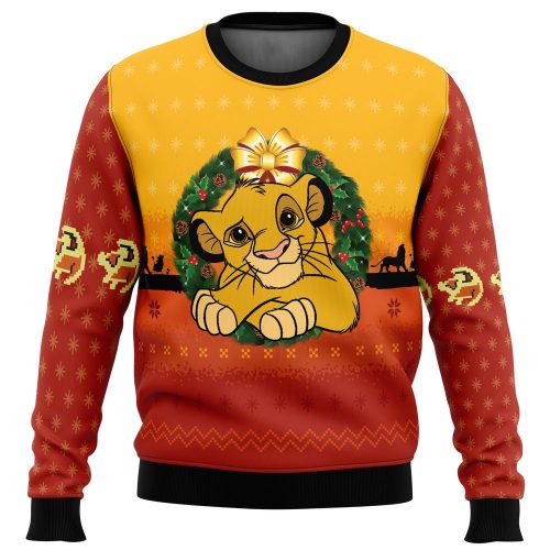 Lion King Ugly Christmas Sweater: Festive & Fun Apparel for Disney Fans!