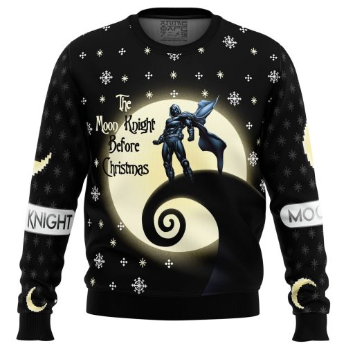 Get Festive with the Moon Knight Before Christmas Ugly Sweater