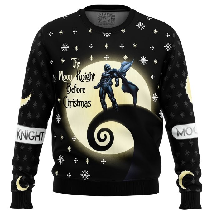 Get Festive with the Moon Knight Before Christmas Ugly Sweater