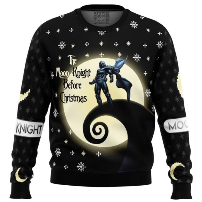 Get Festive with the Moon Knight Before Christmas Ugly Sweater