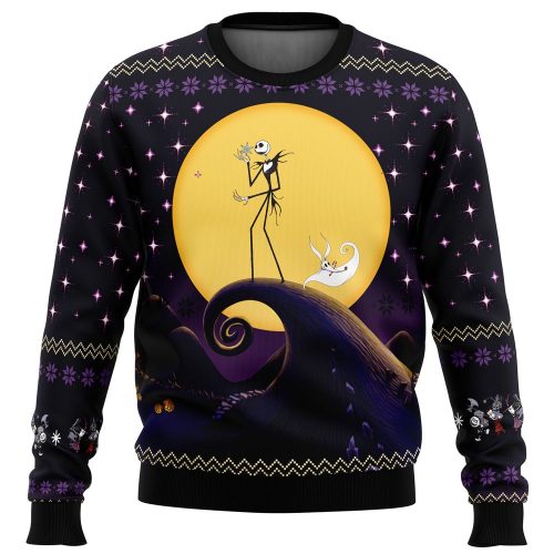 Spooktacular Nightmare Before Christmas Ugly Sweater: Perfect Festive Attire!
