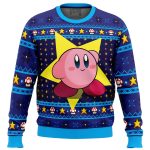 Get Festive with the Pink Hero Kirby s Dream Land Ugly Christmas Sweater