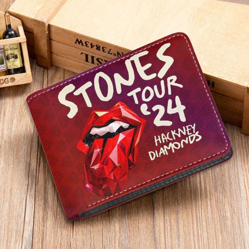 The Rolling Stones 3D Printed Wallet – Gift for Men Dad Father