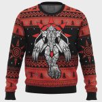 The Strongest Dragon Wargreymon Digimon Ugly Christmas Sweater