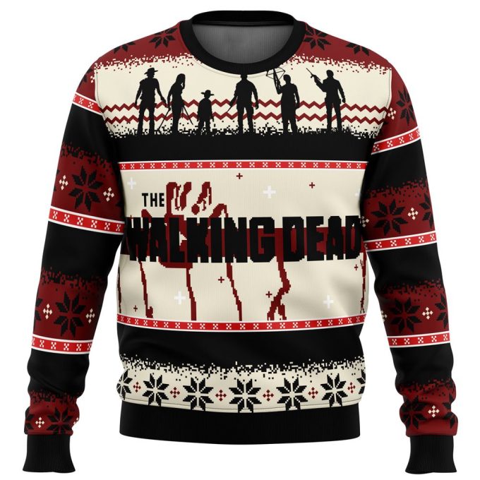 Spook up Your Holidays with The Walking Dead Ugly Christmas Sweater – Limited Edition