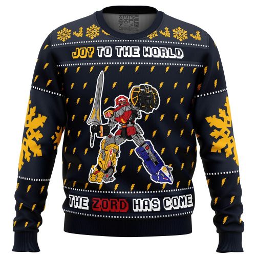 Power Rangers Ugly Christmas Sweater - Zord-inspired Festive Attire