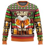 Get Festive with Time for a Beer Ugly Christmas Sweater – Perfect Holiday Gift!