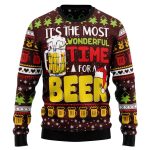 Time for Beer Christmas Crewneck Sweater – Ugly Lover Xmas Gift