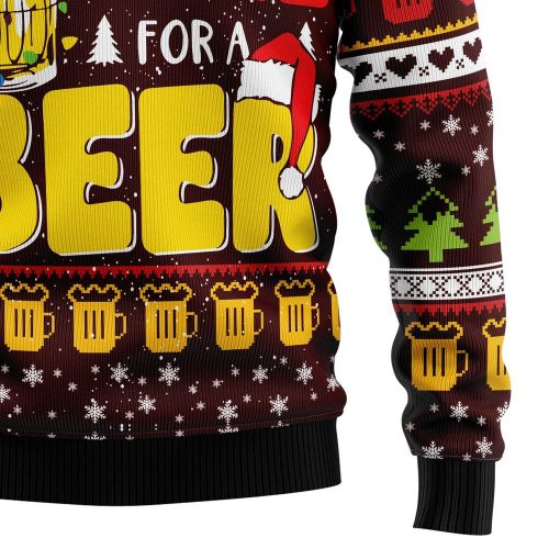 Time for Beer Christmas Crewneck Sweater – Ugly Lover Xmas Gift