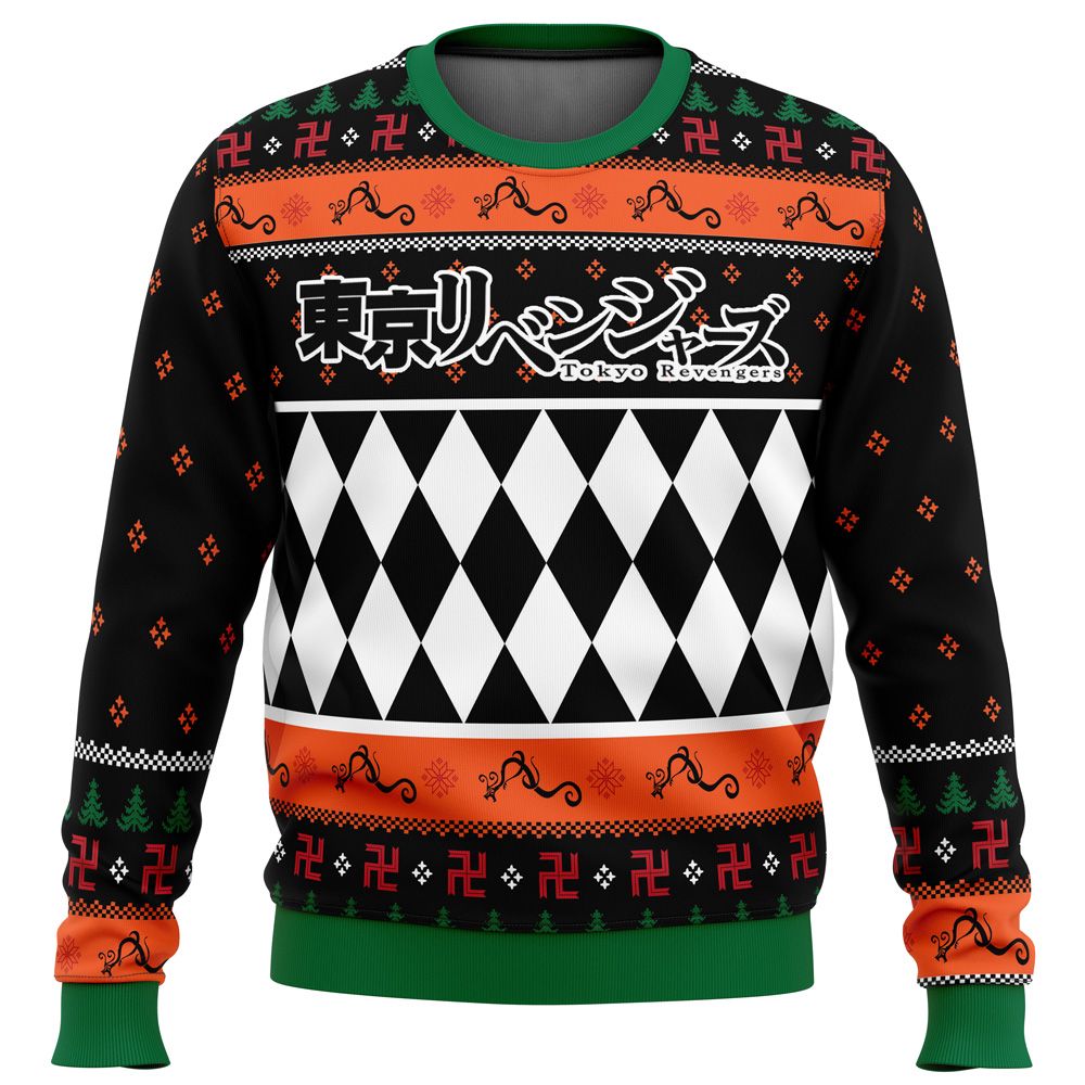 Tokyo Gang Tokyo Revengers Ugly Christmas Sweater – Festive Anime-Inspired Sweater for Winter Fun Tokyo Gang Tokyo Revengers Ugly Christmas Sweater – Festive Anime-Inspired Sweater for Winter Fun