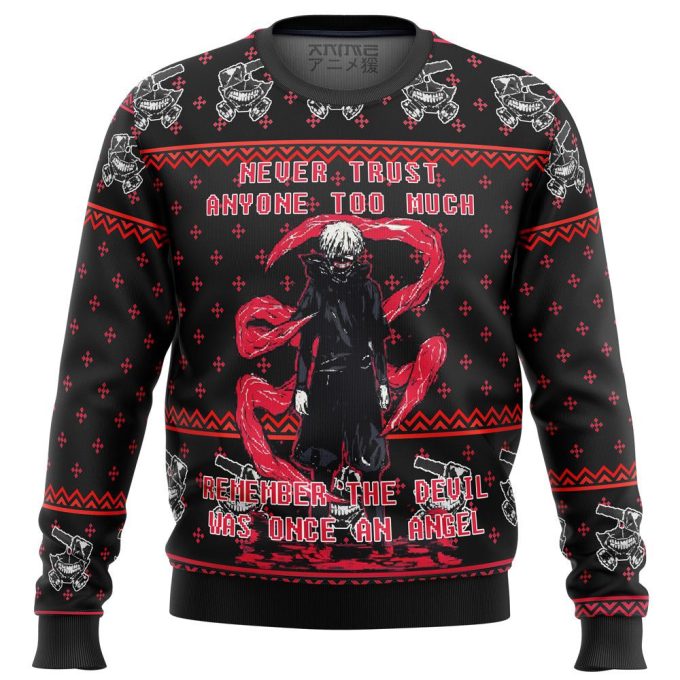 Get Festive with Tokyo Ghoul Trust Ugly Christmas Sweater – Limited Edition!