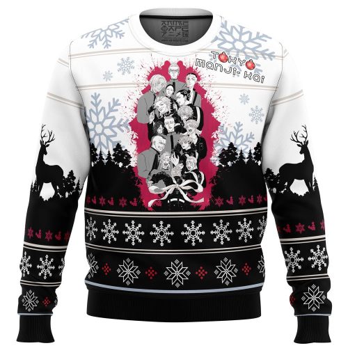 Toman Tokyo Revengers Ugly Christmas Sweater: Festive Fashion for Anime Fans