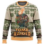 Tomb Raider Alt Ugly Christmas Sweater: Unique Gaming-Inspired Holiday Attire