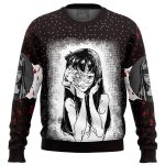 Tomie Junji Ito Ugly Christmas Sweater – Spooky & Festive Attire for the Holidays