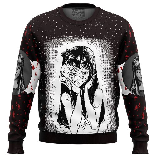 Tomie Junji Ito Ugly Christmas Sweater – Spooky & Festive Attire for the Holidays