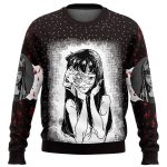 Spook-tacular Tomie Junji Ito Ugly Christmas Sweater: Unleash the Horror Festivity!