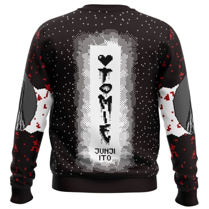 Spook-tacular Tomie Junji Ito Ugly Christmas Sweater: Unleash the Horror Festivity!