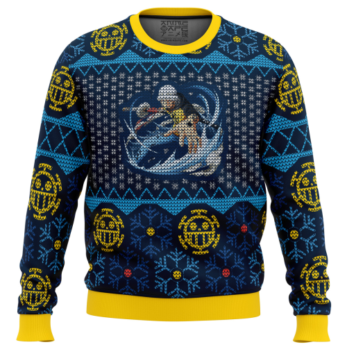 Trafalgar D Water Law Ugly Christmas Sweater – Perfect One Piece Holiday Apparel!
