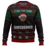 Trailer Park Boys Samsquanch Ugly Christmas Sweater: Festive and Hilarious Holiday Attire