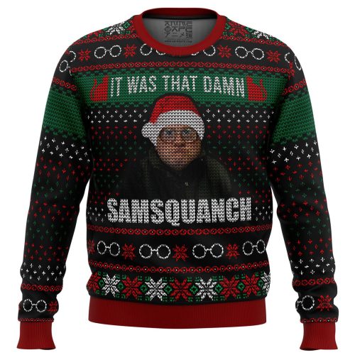 Trailer Park Boys Samsquanch Ugly Christmas Sweater: Festive and Hilarious Holiday Attire