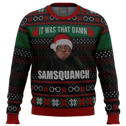 Get Festive with Trailer Park Boys Samsquanch Ugly Christmas Sweater – Limited Edition!