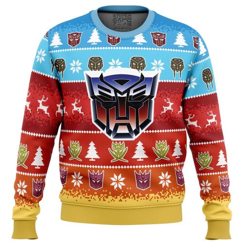 Transformers Ugly Christmas Sweater: Festive and Fun Apparel for Fans