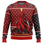 Get Festive with Trigun Vash Ugly Christmas Sweater – Perfect Holiday Attire!