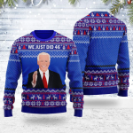 Ugly Christmas Sweater Joe Biden: We Just Did 46 – 3D Apparel