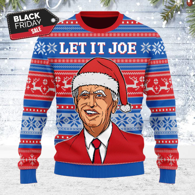 Let It Joe Ugly Christmas Sweater – 3D Apparel for Festive Fun!