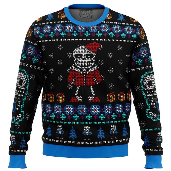 Get Festive with Undertale Sans Ugly Christmas Sweater – Limited Edition Fun!