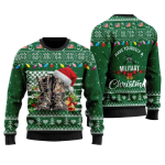 2022 Unifinz Veteran Green Ugly Sweater – Celebrate Military Christmas in Style!