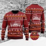 2022 Veteran Christmas Sweater – Unifinz Red Ugly Sweater for US Marine Corps Soldiers