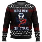 Get Festive with Venom Beast Mode Ugly Christmas Sweater – Perfect for the Holiday Season!
