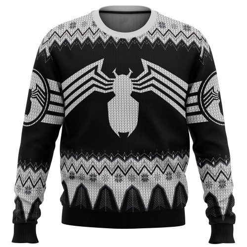 Get into the Holiday Spirit with Venom Marvel Ugly Christmas Sweater - Limited Stock!