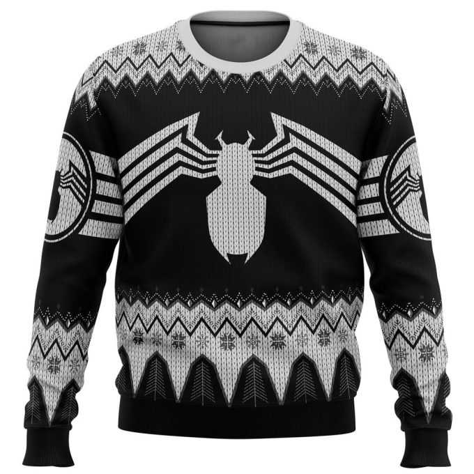 Get into the Holiday Spirit with Venom Marvel Ugly Christmas Sweater – Limited Stock!
