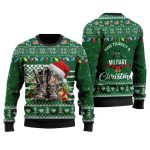 Get Festive with Military Green Veteran Sweater for a Memorable Christmas!