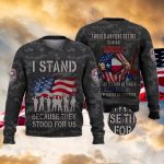 Stylish Veteran Ugly Christmas Sweater for Men & Women Adult Sizes US5980