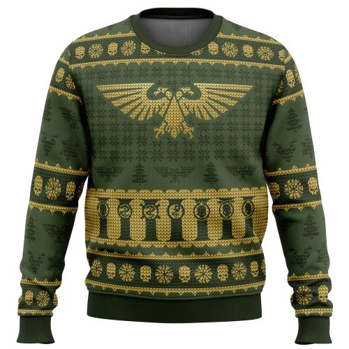 Get Festive with Warhammer 40k Imperium Ugly Christmas Sweater – Limited Edition!