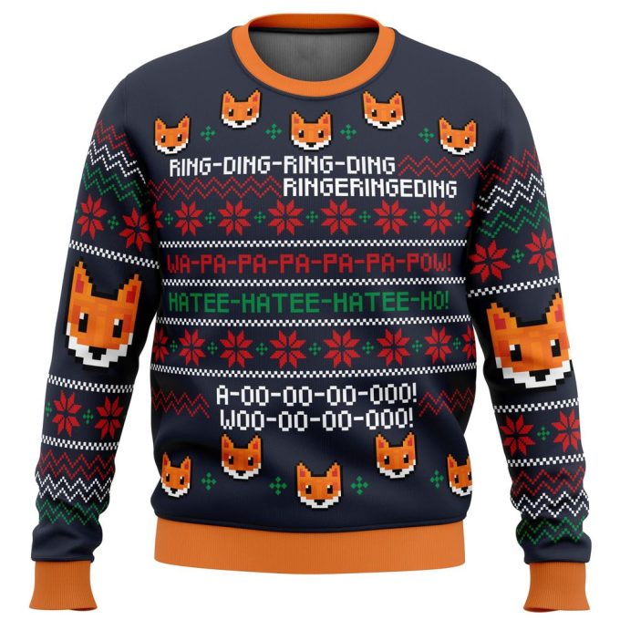 What Does the Fox Say? Christmas Sweater: Festive and Fun Animal Print for the Holidays!