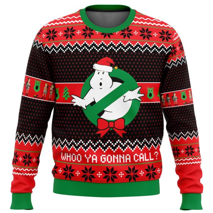 Get Festive with Ghostbusters Christmas Sweater – Perfect Holiday Attire!