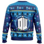 Get Festive with WHO’S Outside Doctor Who Ugly Christmas Sweater – Perfect for Fans!