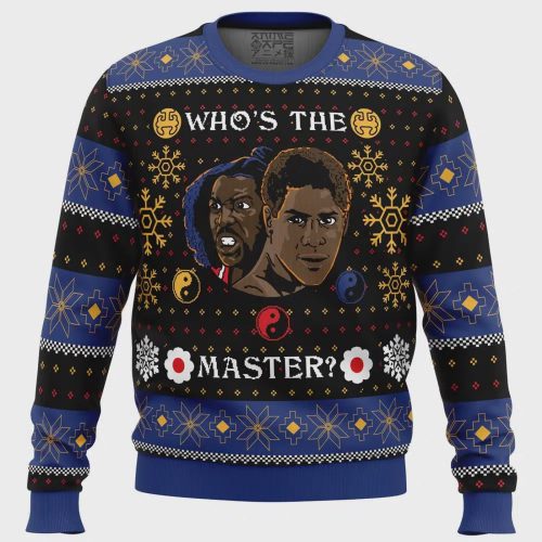 Whose The Master The Last Dragon Ugly Christmas Sweater