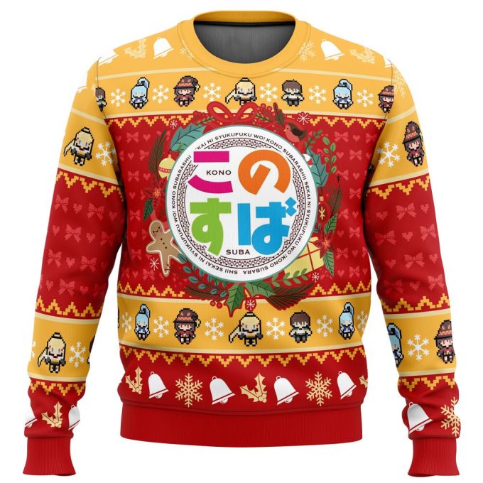 Get Festive with the Wonderful Christmas Konosuba Ugly Sweater – Perfect Holiday Attire!