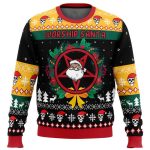 Spread Joy with Worship Santa Ugly Christmas Sweater – Festive Fun & Stylish!