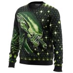 Get Festive with Xenomorph Alien Ugly Christmas Sweater – Unique Holiday Attire