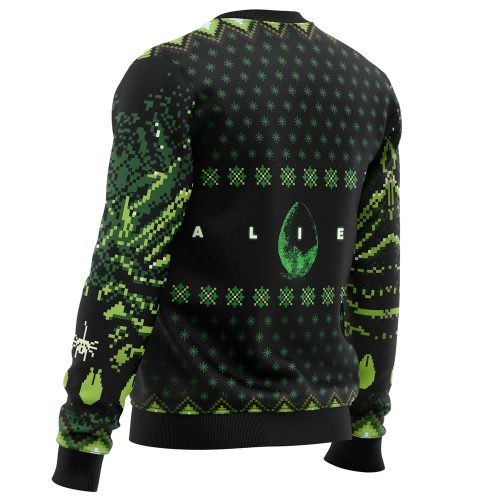 Get Festive with Xenomorph Alien Ugly Christmas Sweater – Unique and Eye-Catching Holiday Apparel!