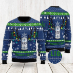 Get Festive with Xmas Deer Busch Light Ugly Sweater – Perfect for Christmas!
