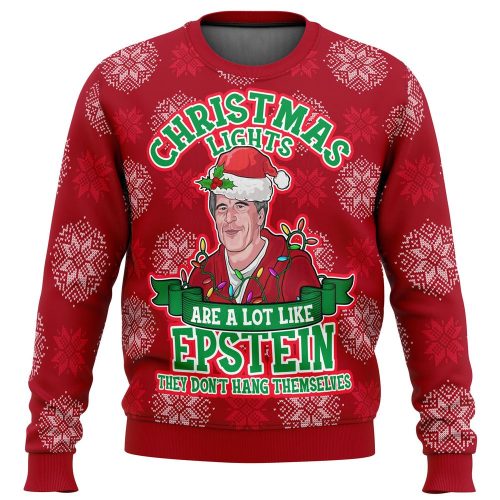 Epstein Ugly Christmas Sweater with Xmas Lights: Festive and Fun Holiday Apparel