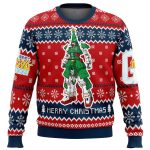 Get Festive with the Xmas Tree Gundam Ugly Christmas Sweater – Limited Edition!